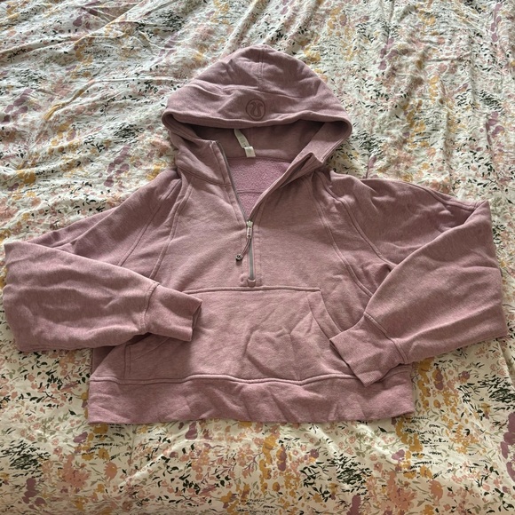 lululemon athletica Jackets & Blazers - Lululemon: Cropped Scuba Jacket with Hood
